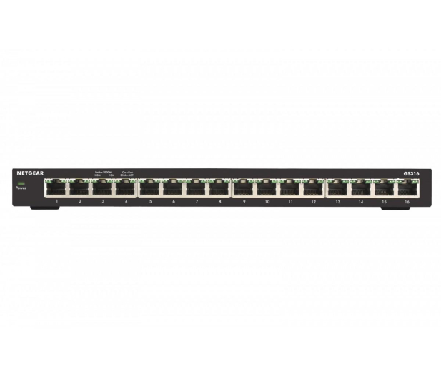 Netgear 16p GS316-100PES (16x10/100/1000Mbit) - 287133 - zdjęcie 2